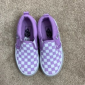 GIRLS' VANS LITTLE KID ASHER SLIP-ON SKATE SHOES